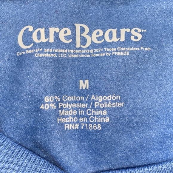 Care Bears Cropped Sweatshirt Crop Top “Little Things Make Big Things Happen” - Picture 9 of 9